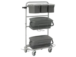 ErgoClean 580410 QSR trolley voor microvezelreiniging Slimline