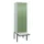 locker voor scheiding van kleding,HxBxD 2120x600x815mm,2vak