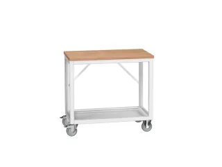 werkbank,verrijdbaar,HxBxD 930x1000x600mm,multiplexblad - 1