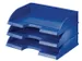Brievenbak Leitz 5218 Plus dwars blauw A4+