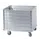 aluminium bakwagen,laadvl. LxB 1250x700mm,655l,HxLxB 955x1300x750mm