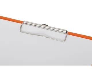 Klembordmap MAUL A4 staand met penlus PVC neon oranje - 9