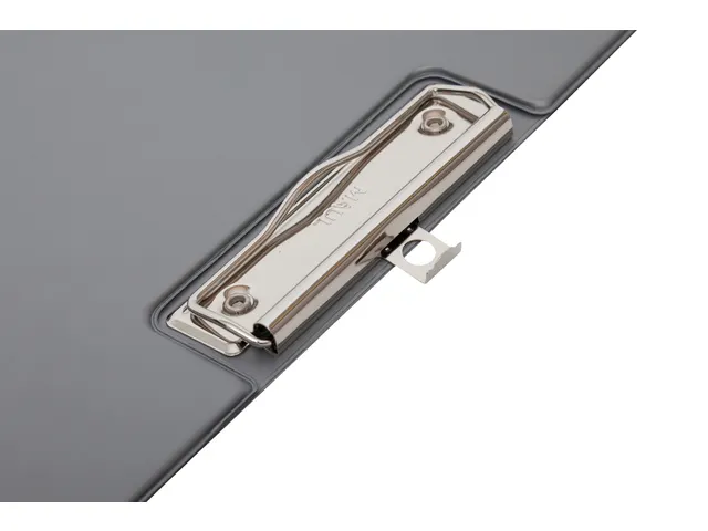 Klembordmap MAUL A4 staand met penlus PVC zilvergrijs