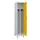 locker voor scheiding van kleding,HxBxD 1950x400x500mm,1vak