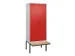 locker voor scheiding van kleding,HxBxD 2120x800x815mm,2vak
