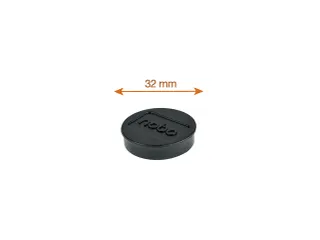 Magneet Nobo 32mm zwart 10 stuks - 4