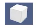 sièges cubes,HxlxP 450x450x450mm,acier-assise RAL9010