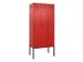armoire vestiaire noir et blanc,HxlxP 2120x900x500mm,3compart.