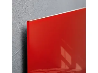 glasmagneetbord Sigel Artverum 48x48x1.5cm rood - 2