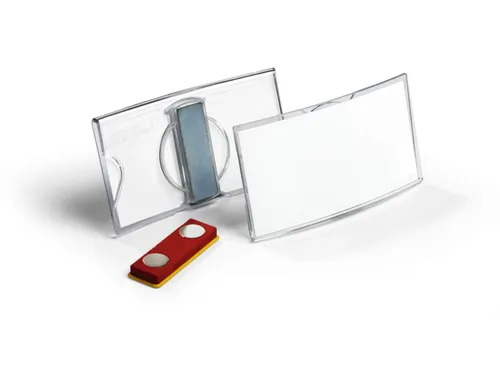Badge Durable 8123 convex met magneet 40x75mm