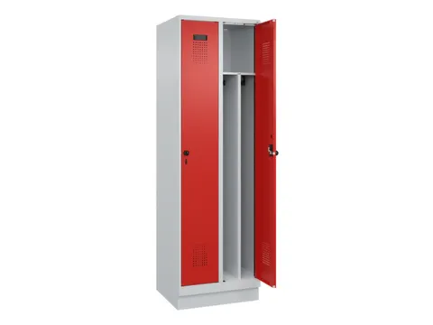 locker voor scheiding van kleding,HxBxD 1950x600x500mm,2vak
