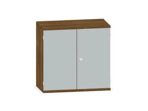 Kantoorkast,Decor Romp Noten,Decor Front Lichtgrijs