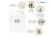 HERMA 4387 Verwijderbare etiketten A4 Rond 30mm Wit 1200 stuks