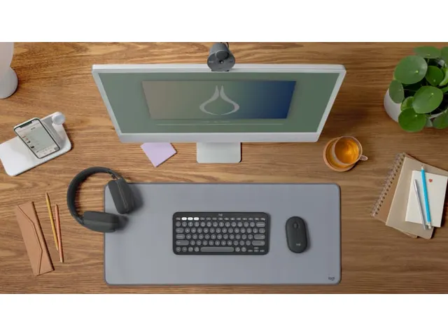 Logitech Pebble Keys 2 K380s draadloos toetsenbord QWERTY US Grafiet