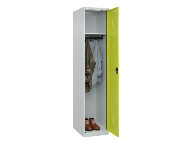 locker,HxBxD 1850x400x500mm,1vak,vak B 400mm,cil.-slot,staand op vloer