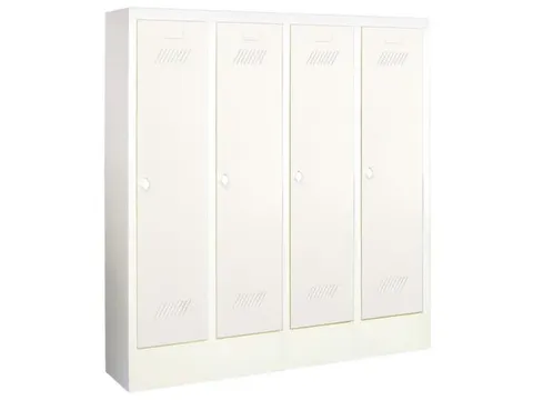 lockerkast v. kinderen,HxBxD 1300x1030x300mm,RAL7035,front RAL6011