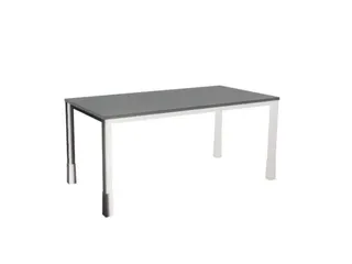 In hoogte verstelbaar bureau,HxBxD 720-840x1600x800mm,MS-donkergrijs - 2