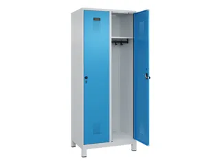 locker,HxBxD 1950x800x500mm,2vak,vak B 400mm,draaigrendel,voeten - 2