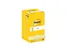Memoblok Post-it Z-Note R330 76x76mm canary yellow 12 stuks