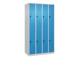 dubbeldekse locker,HxBxD 1850x1000x500mm,4x2vak.,vak B 250mm