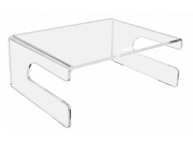 Monitorstandaard Transparant Acryl 120mm