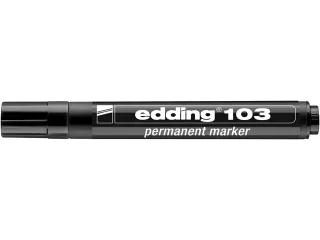 Viltstift edding 103 rond medium zwart - 3