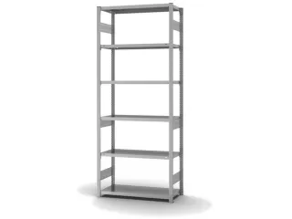 systeemstelling,aanbouwveld,HxBxD 2500x1010x435mm,vakl. 315kg - 2