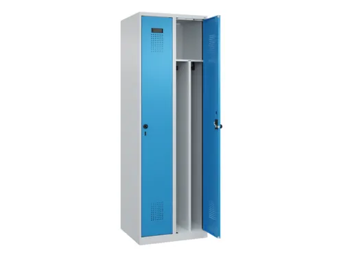 locker voor scheiding van kleding,HxBxD 1850x600x500mm,2vak