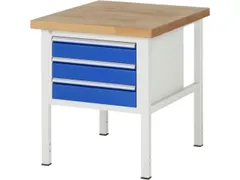 werkbank,HxBxD 840-1040x750x900mm,beukblad,draagverm. 1250kg,4voeten