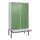 locker voor scheiding van kleding,HxBxD 2120x1200x815mm,4vak