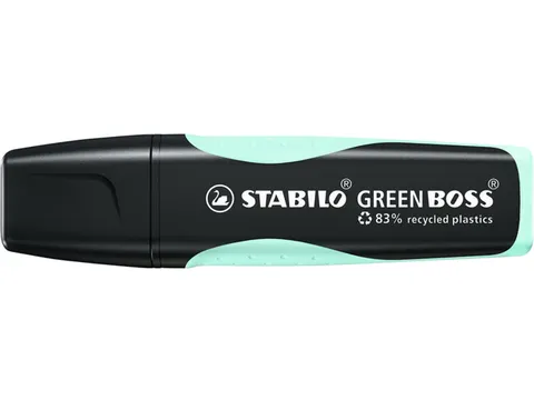 Markeerstift STABILO GREEN BOSS 6070/113 vleugje pastel turquoise