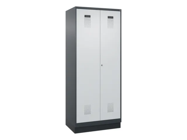 locker voor scheiding van kleding,HxBxD 1950x800x500mm,2vak