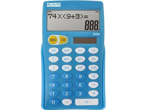 Bureaurekenmachine Primair Onderwijs 30200, Blauw