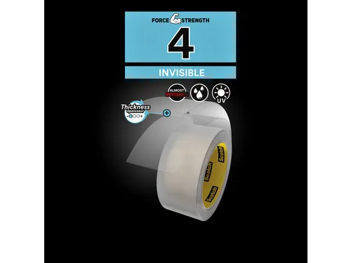 Plakband Scotch Extremium invisible 48mmx25m transparant