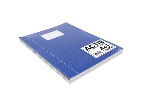 Schrift SOHO Basic A4 lijn 80 pagina's 60gr pak à 5 stuks