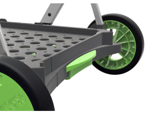 vouwbare winkelwagen,draagverm. 60kg,2etage(s),HxLxB 1025x890x550mm