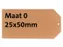 Label HF2 nr. 0 200gr 25x50mm Chamois 1000 stuks