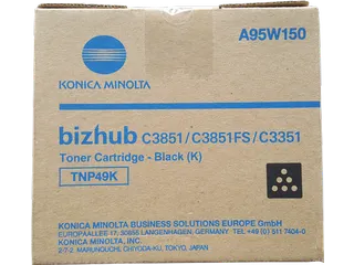 A95W150 KONICA TNP49K Bizhub toner black - 1