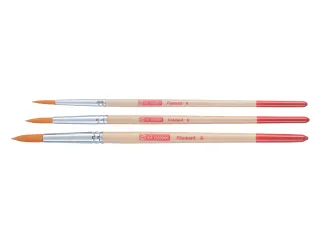 Penseel Talens Art Creation filament rond assorti set à 3 stuks - 1