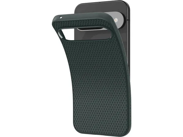 Spigen Case ACS07683 Google Pixel 9 (Pro) Liquid Air Abyss Green