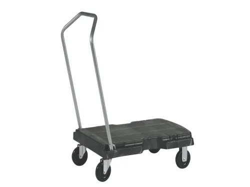 Transportkar Rubbermaid Triple Trolley inklapbaar 227kg zwart