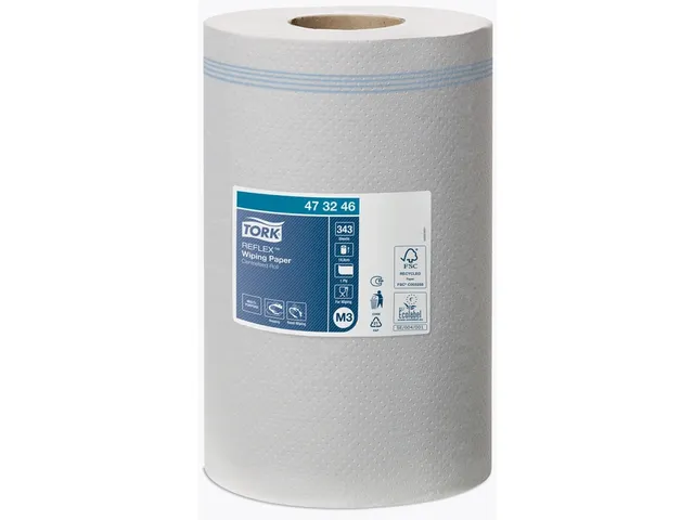 Papier d'essuyage Tork M3 Reflex Advanced 473246 1 épaisseur 343 feui