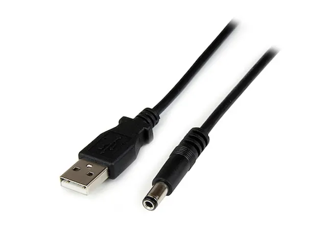 1m USB naar 5,5 mm voedingskabel type N connector