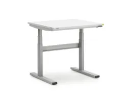 ESD-montagetafel,HxBxD 630-1270x900x800mm,blad gelamineerd grijs
