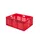 Euronorm Stapelkrat 320x800x600mm 127liter Rood Wanden Opengewerkt