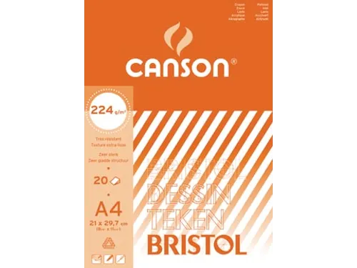 Canson Tekenblok Bristol A4 Wit