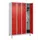 locker,HxBxD 1950x1200x500mm,4vak,vak B 300mm,draaigrendel,voeten