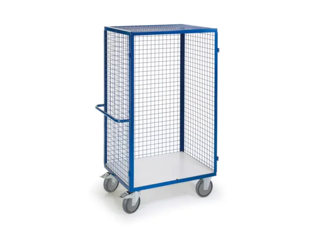 stellingwagen,draagverm. 600kg,laadvl. LxB 980x700mm,houtplaat