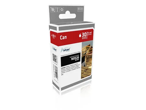 AS15540 ASTAR CANON CLI526BK IP Inkt foto zwart rebuilt Chip 9ml