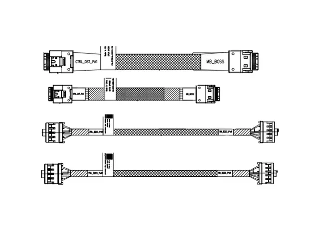 BOSS N1 Cables for R7625 Customer Install